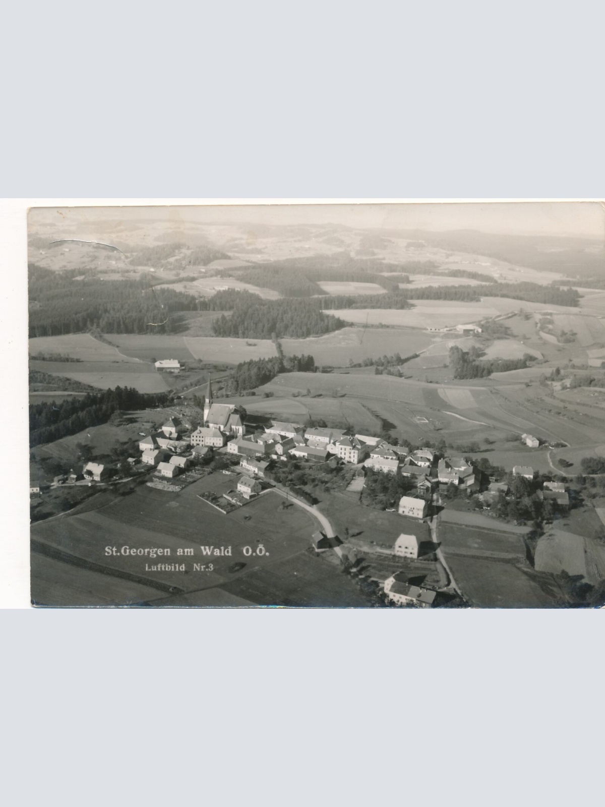 AK aus St.Georgen am Wald Luftbild Nr.3 Oberösterreich (6812)