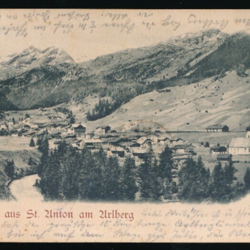 AK gruß aus St.Anton am Urlberg Tirol (6047)