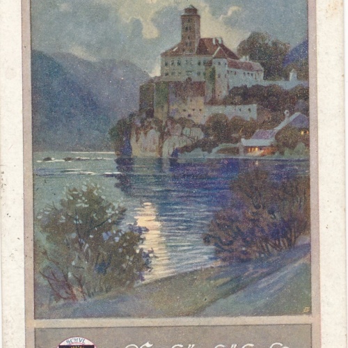 AK aus Schönbühel an der Donau mit Schloss Niederösterreich (6994)