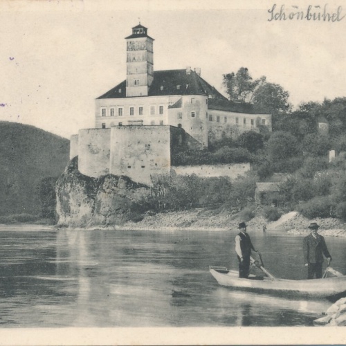 AK aus Schönbühel an der Donau mit Schloss Niederösterreich (6995)