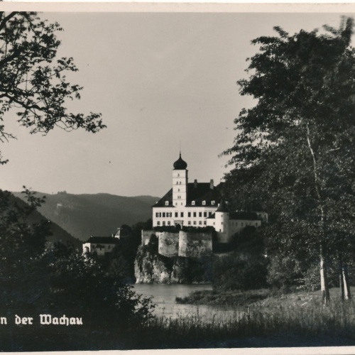 AK aus Schönbühel an der Donau mit Schloss Niederösterreich (6987)