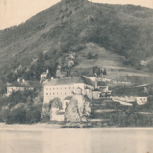 AK aus Schönbühel an der Donau mit Schloss Niederösterreich (6985)