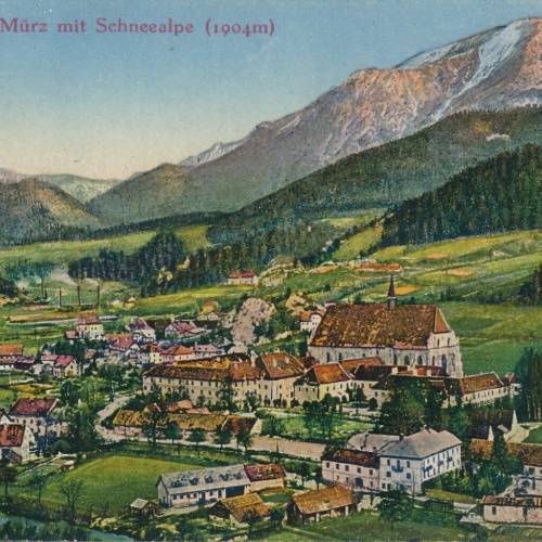 AK aus Neuberg an der Mürz mit Schneealpe Steiermark (7040)