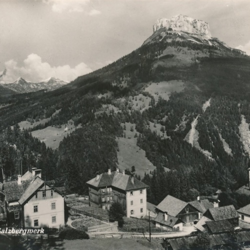 AK aus Alt Aussee mit Salzbergwerk Steiermark (7021)