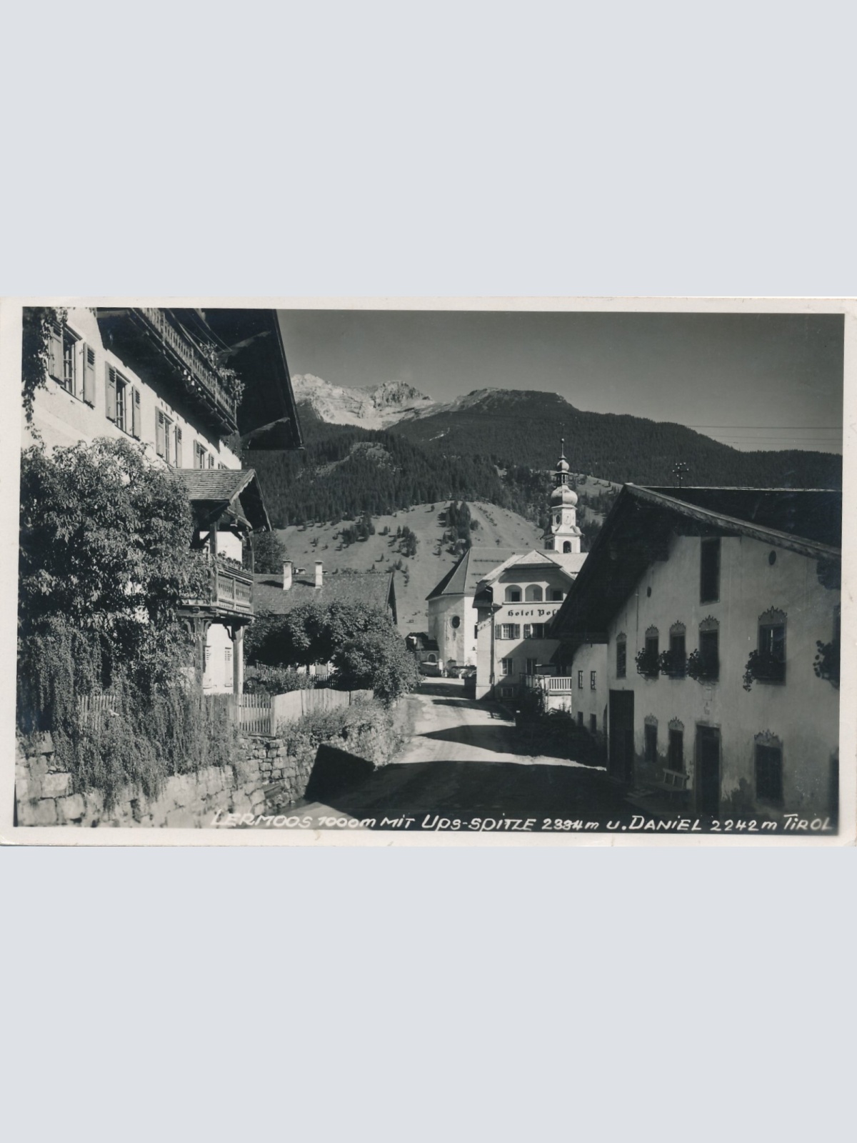 AK aus Lermoos mit Ups Spitze Tirol (6934)