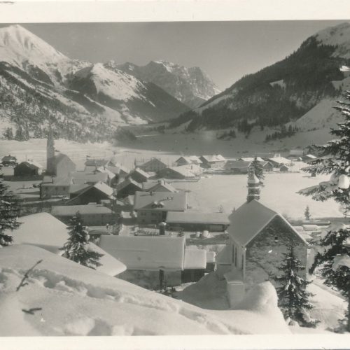 AK aus Bichlbach Hochalpiner Wintersportplatz Winterkarte Tirol (6929)