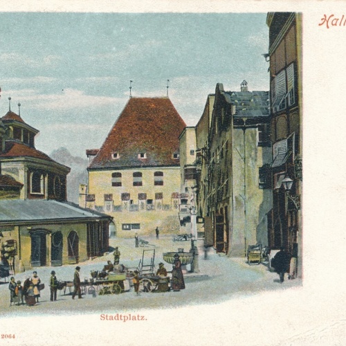 AK aus Hall Stadtplatz Tirol (6921)
