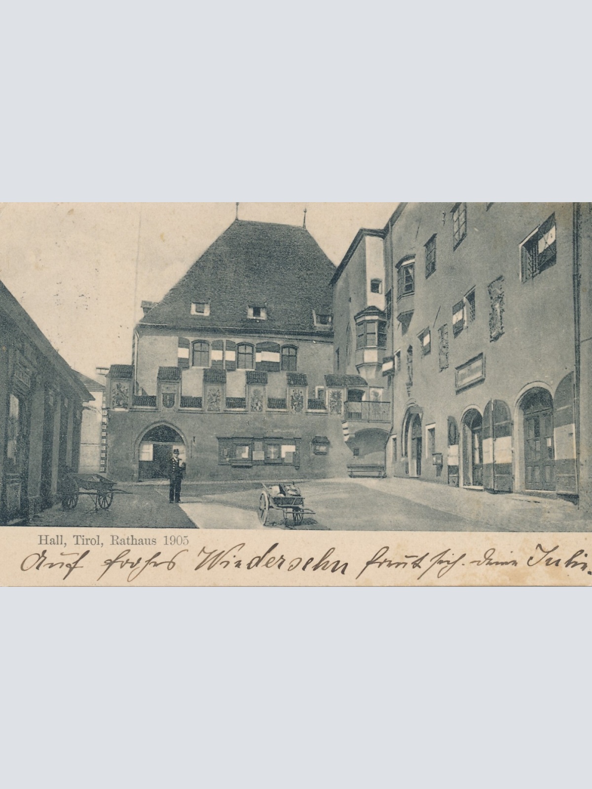 AK aus Hall Rathaus Tirol (6925)