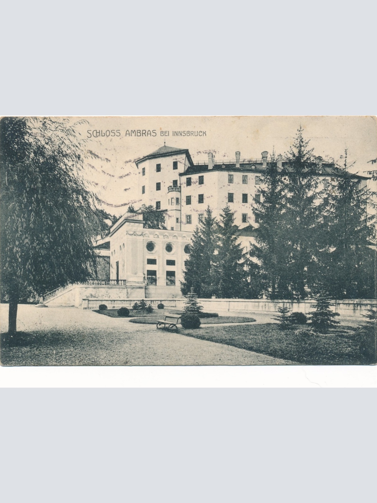 AK vom Schloss Ambras bei Innsbruck Tirol (6968)