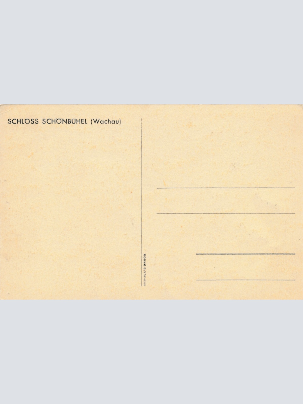 AK aus Schönbühel an der Donau mit Schloss Niederösterreich (6974)