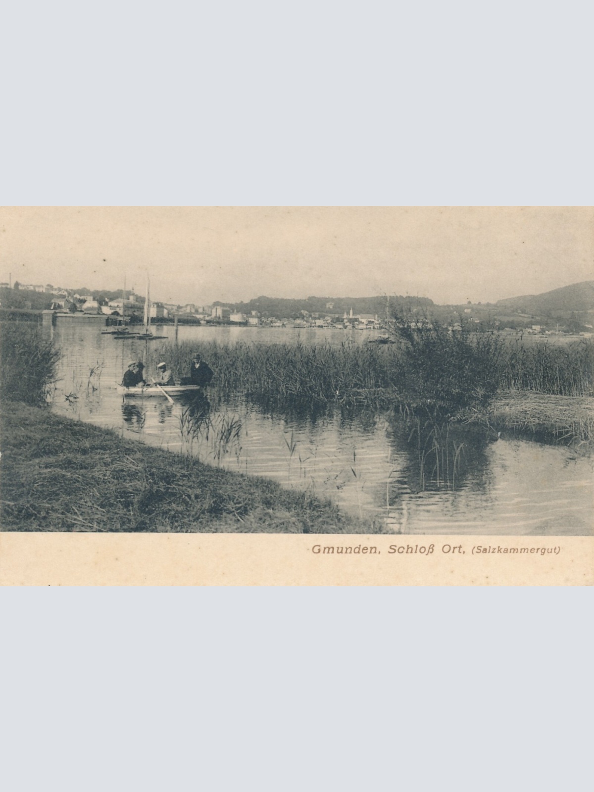 AK aus Gmunden mit Schloß Ort Oberösterreich (6772)