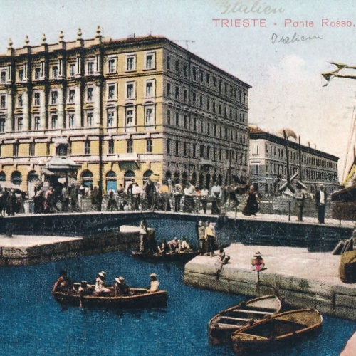 AK aus Triest - Trieste Ponte Rosso Italien (6724)