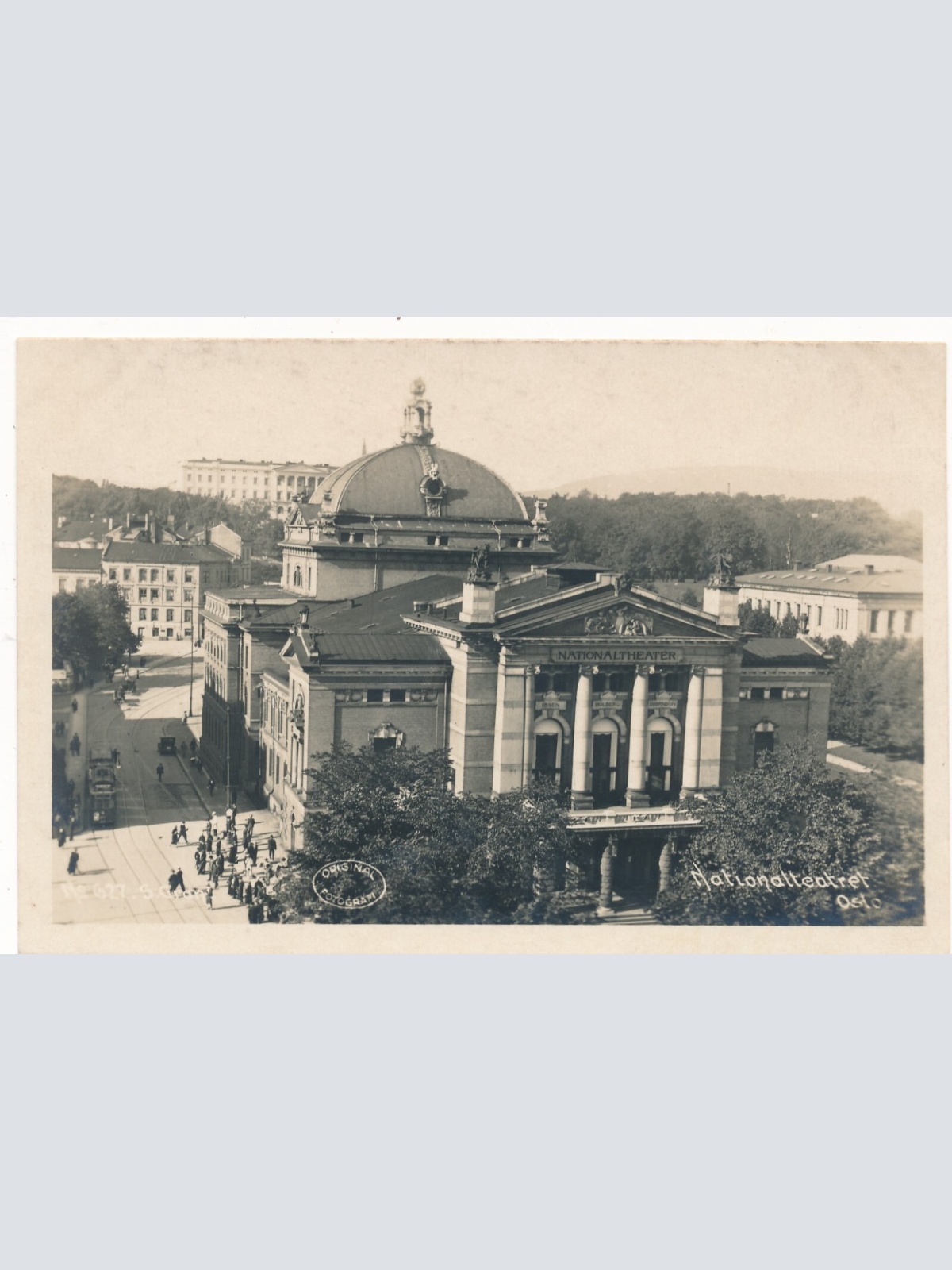 AK aus Oslo Nationalteatret Norwegen (7346)