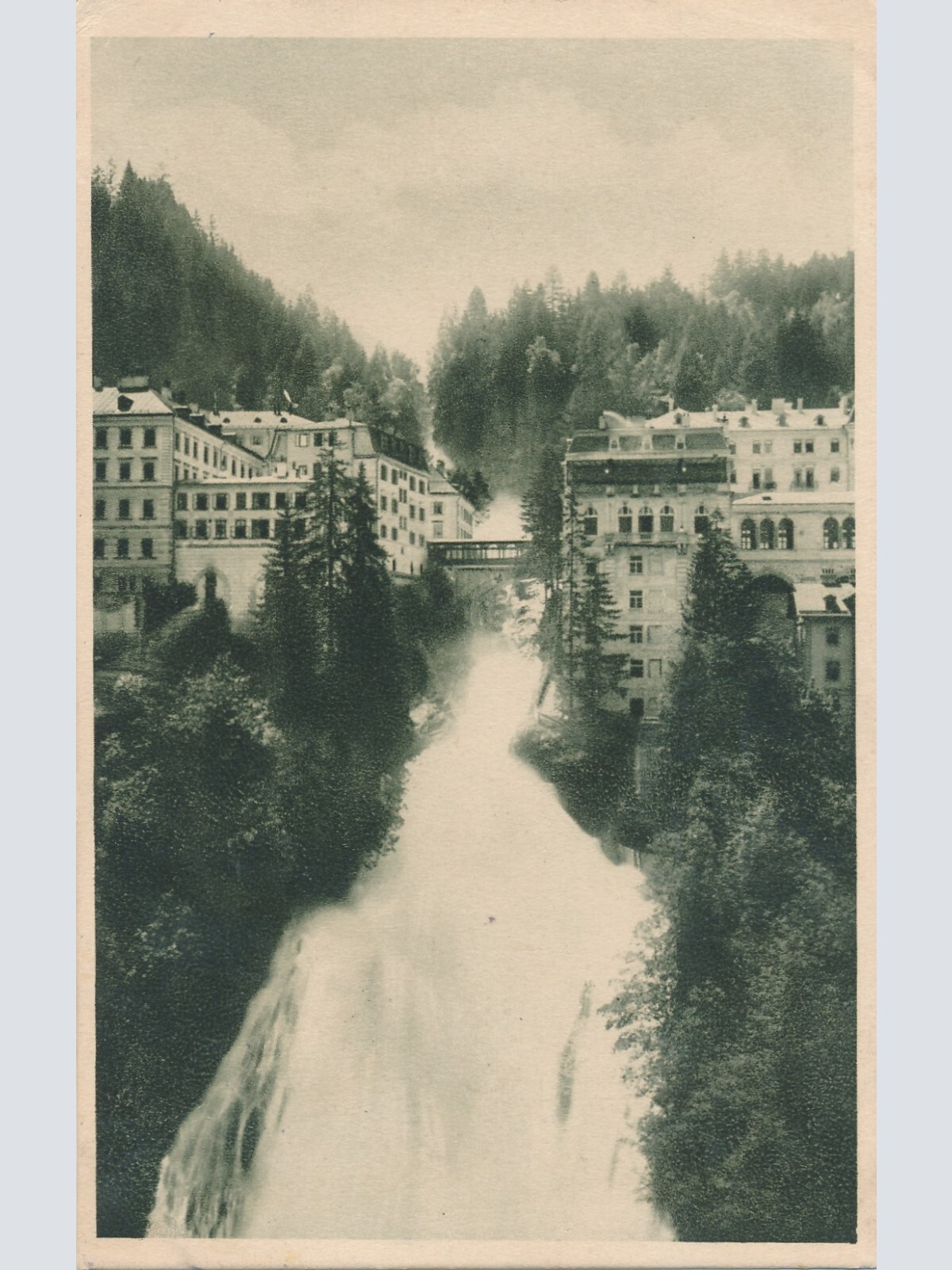 AK von einem Wasserfall Bad Gastein (7337)