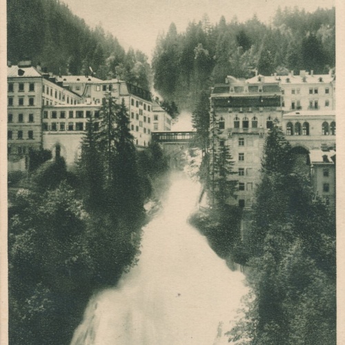 AK von einem Wasserfall Bad Gastein (7337)