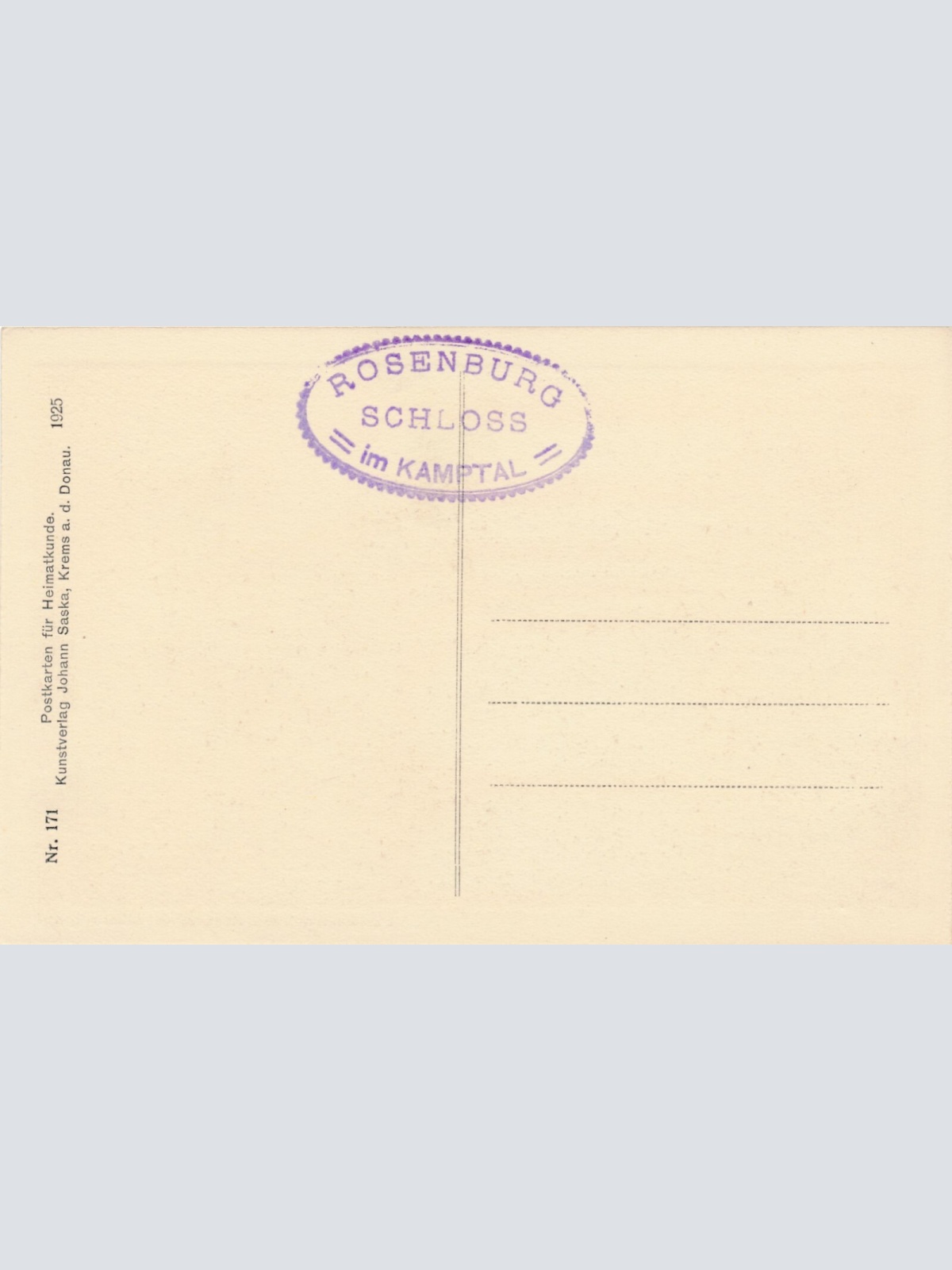 AK von der Rosenburg im Kamptale Niederösterreich (7411)