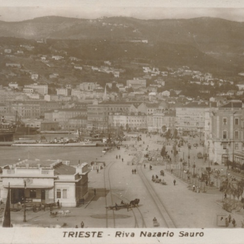 AK aus Trieste Riva Nazario Sauro Italien (6444)