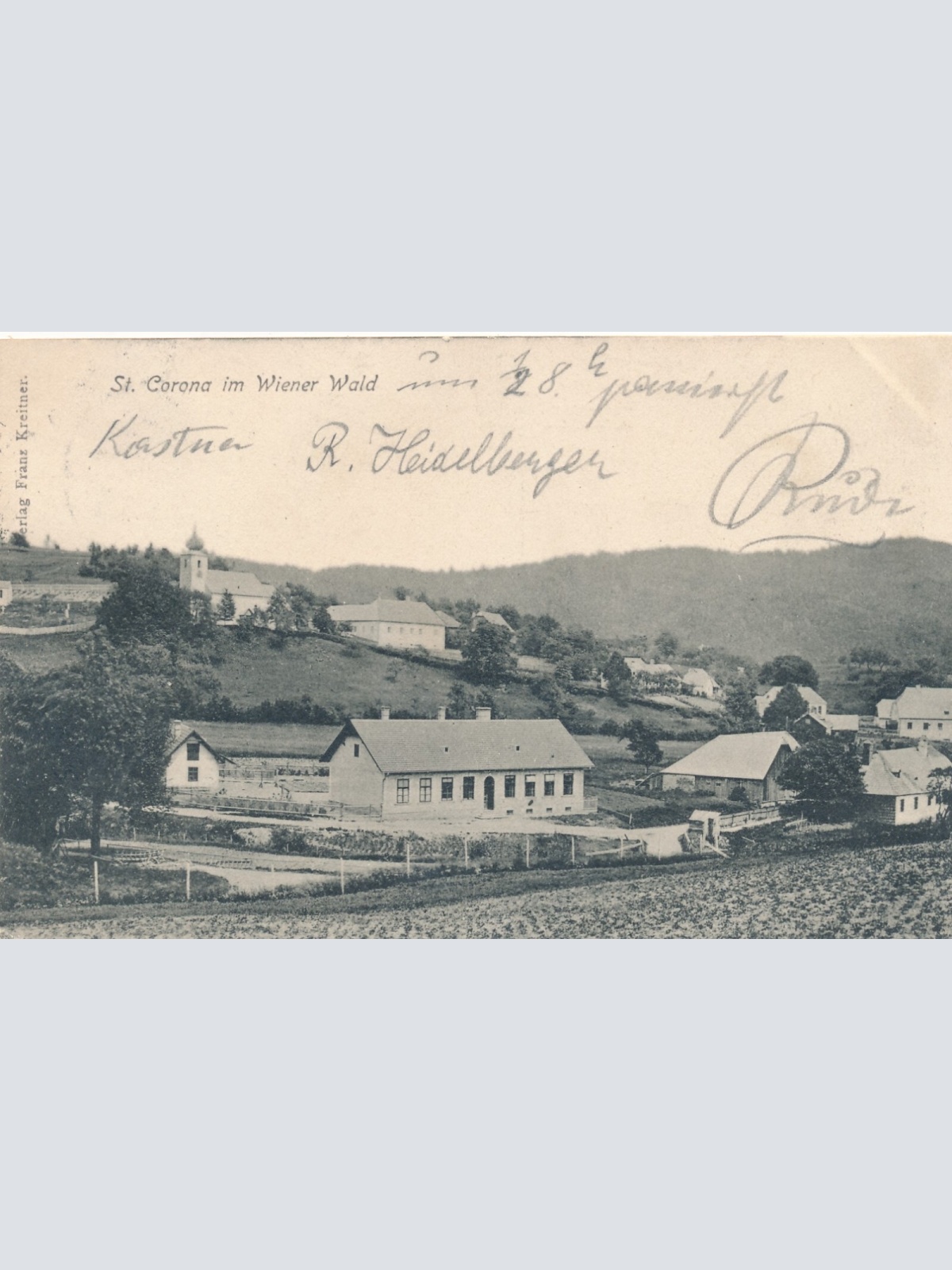 AK aus St.Corona im Wiener Wald Niederösterreich (7406)