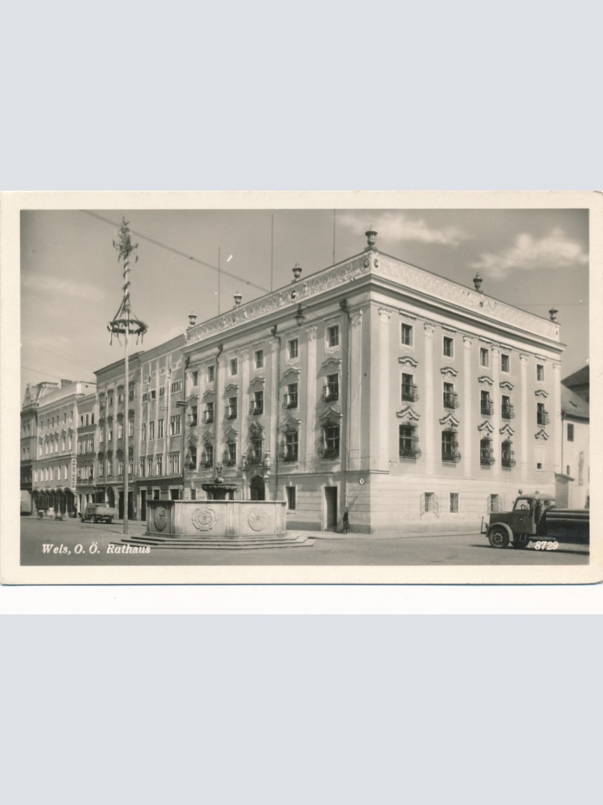 AK aus Wels Rathaus Oberösterreich (6701)