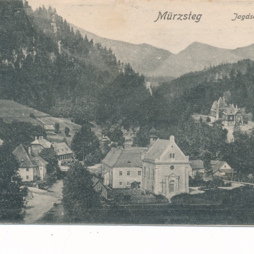 AK aus Mürzsteg mit Jagtschloss Steiermark (7315)