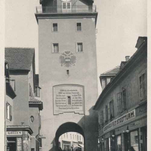 AK aus Leoben mit Stadtturm Steiermark (7299)