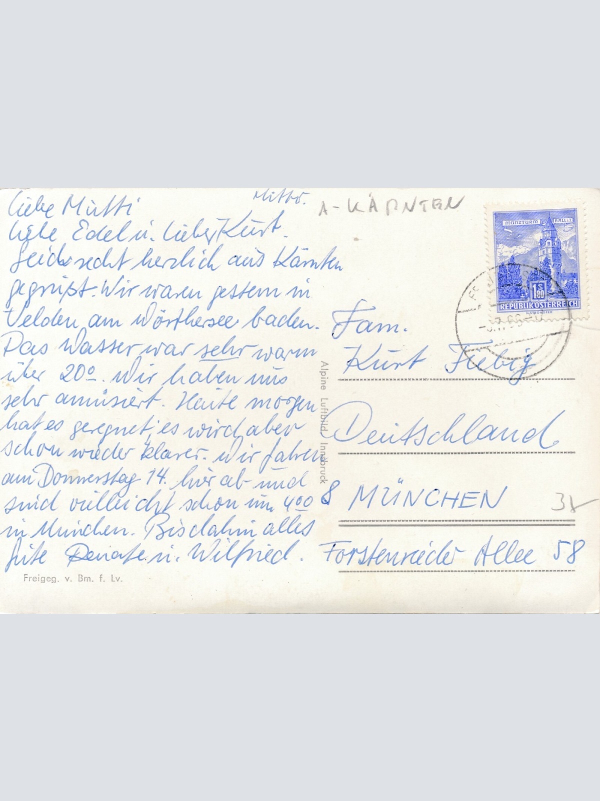 AK aus Feld am See Kärnten (7499)