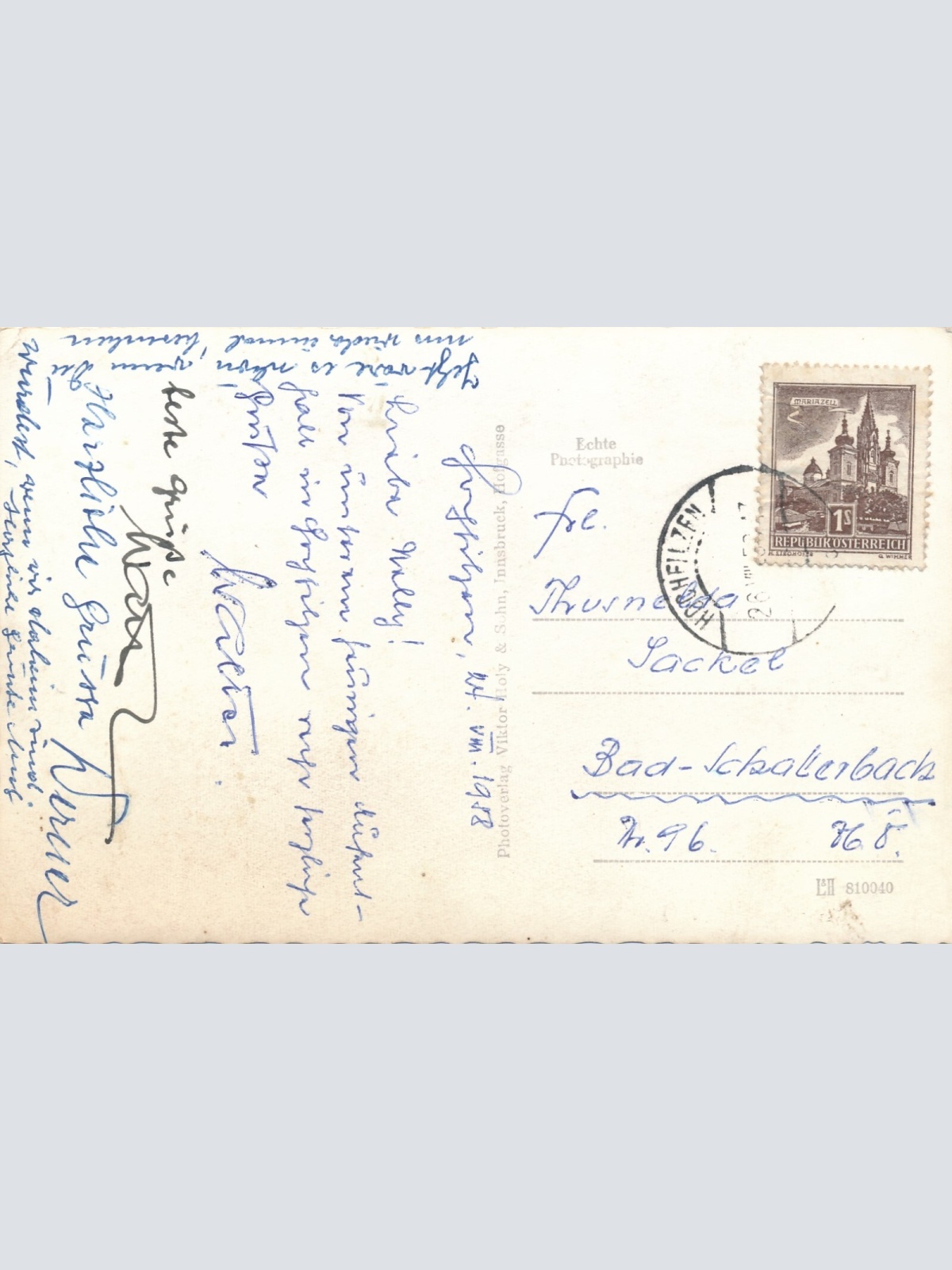 AK aus Hochfilzen Tirol (7508)