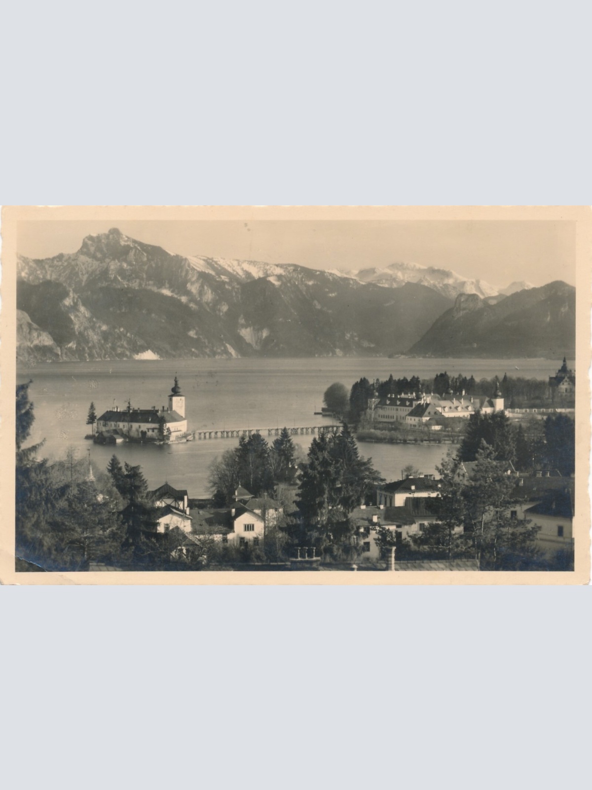 AK aus Gmunden mit Schloß Ort Oberösterreich (7439)
