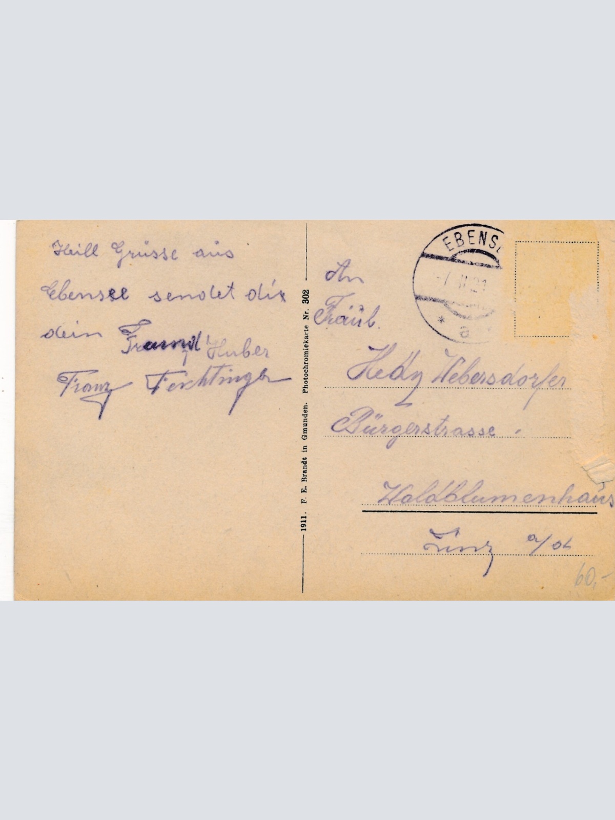 AK aus Ebensee Oberösterreich (7446)