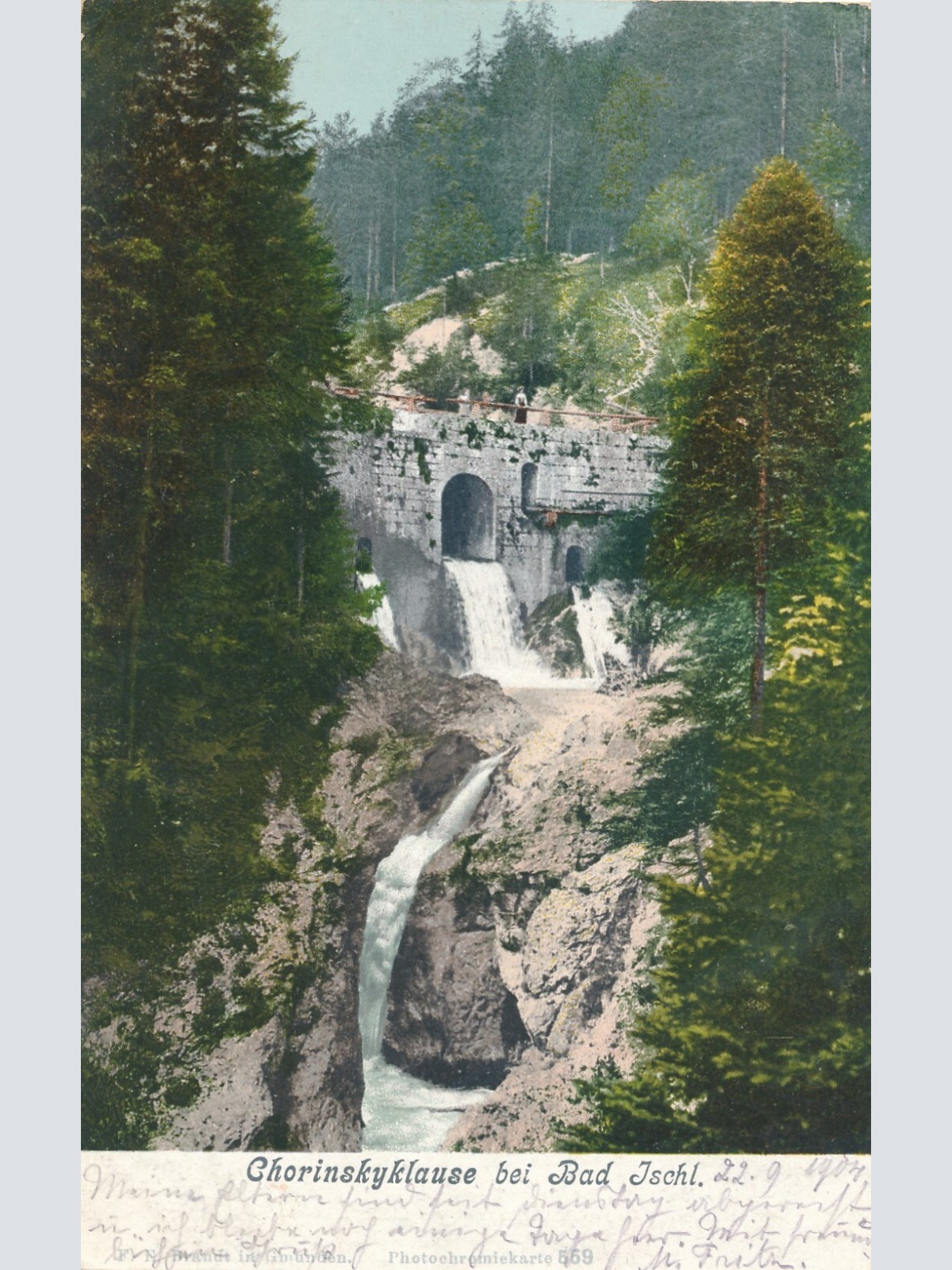 AK aus Bad Ischl mit Chorinskyklause Oberösterreich (7465)