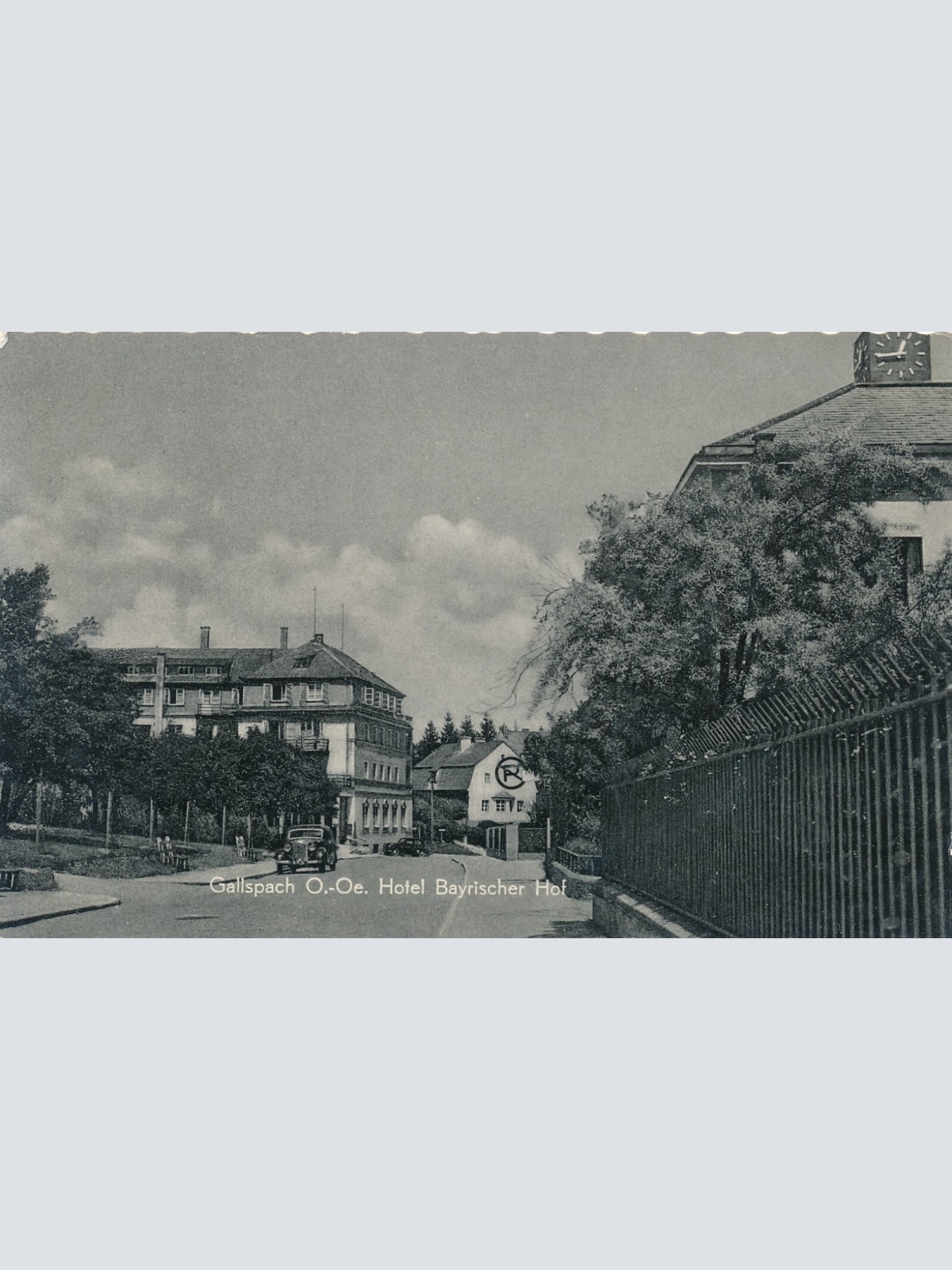 AK aus Gallspach mit Hotel Bayrischer Hof Oberösterreich (7451)