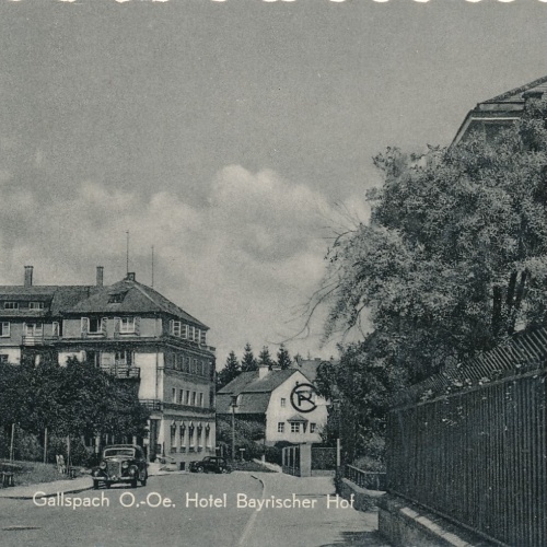 AK aus Gallspach mit Hotel Bayrischer Hof Oberösterreich (7451)