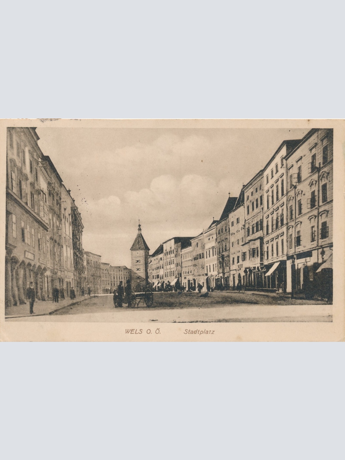 AK aus Wels Stadtplatz Oberösterreich (7458)
