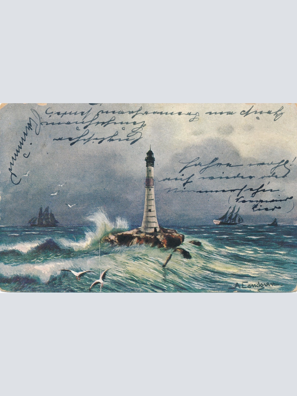 AK von einem Leuchtturm (6716)