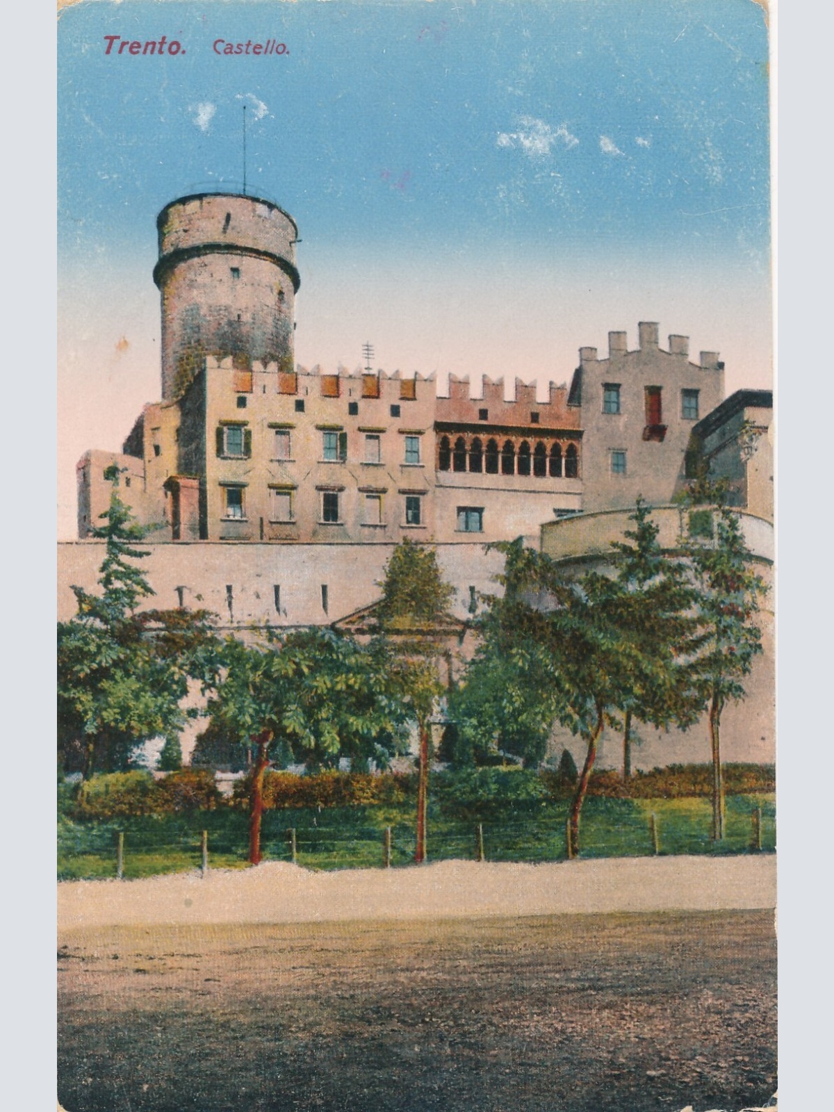 AK aus Trento mit Castello Italien (7067)