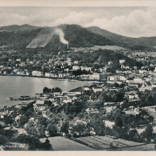 AK aus Gmunden mit Traunsee Oberösterreich (7696)