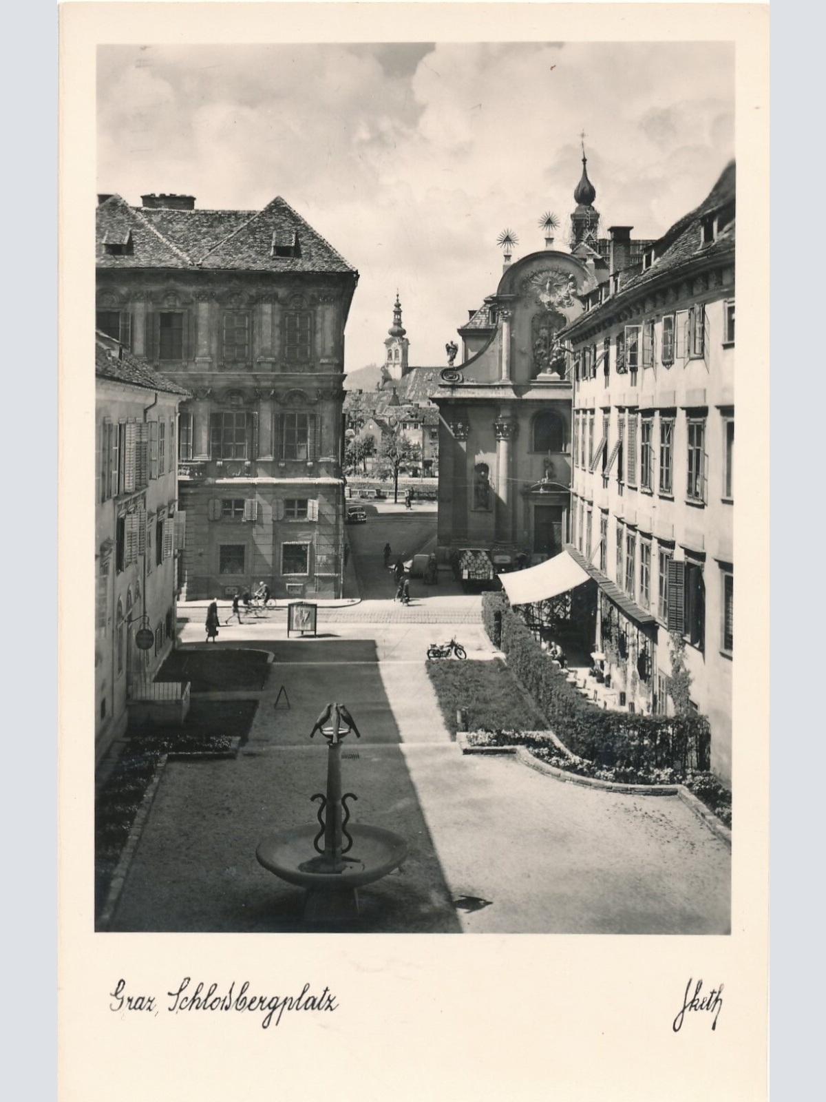 AK aus Graz Schlossbergplatz Steiermark (7154)