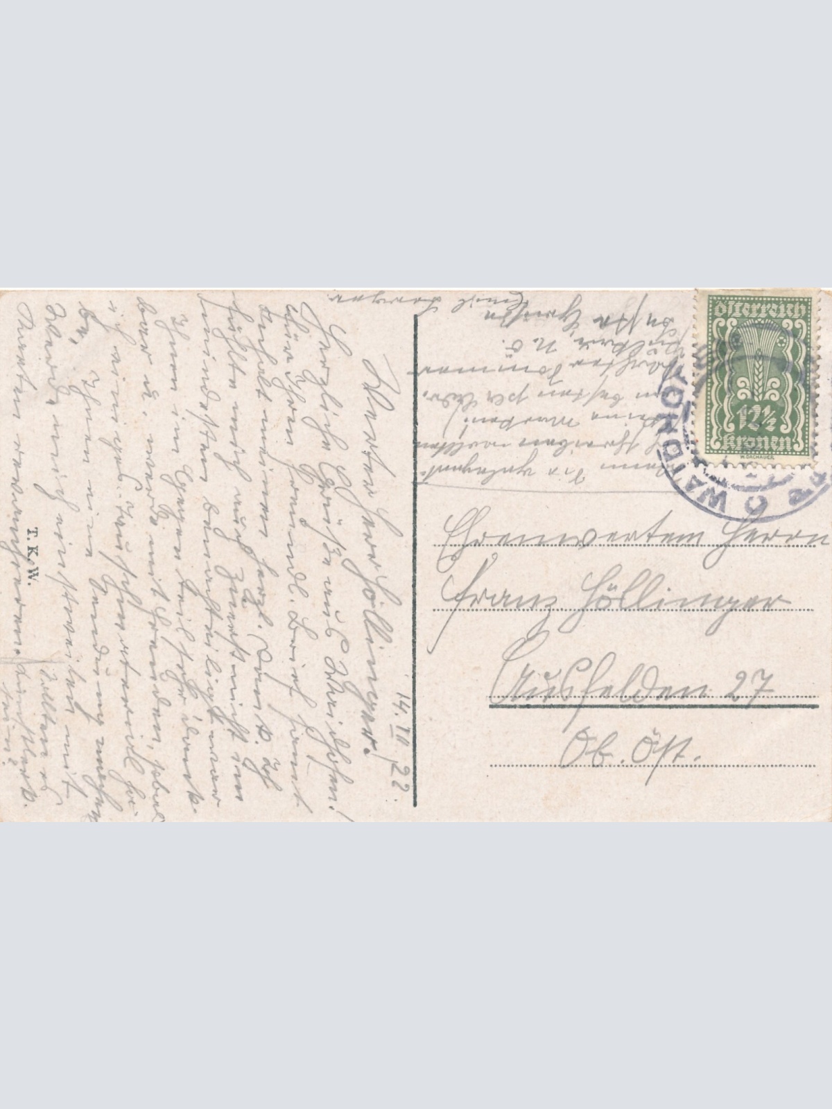 AK aus Waidhofen an der Thaya Niederösterreich (7181)