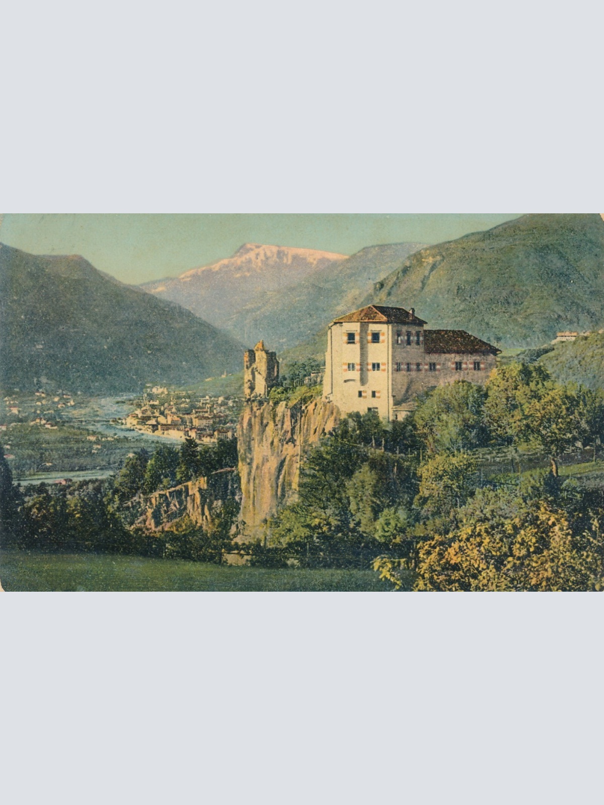 AK aus Bozen mit Haselburg Italien (7722)