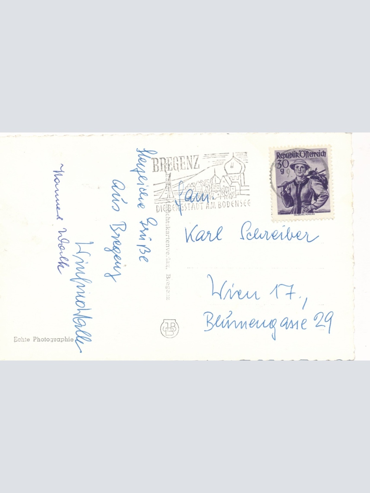 AK aus Bregenz Hafen Vorarlberg (7717)