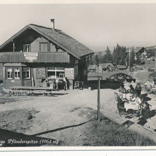 AK vom Alpengasthaus Pfänderspitze Vorarlberg (7708)