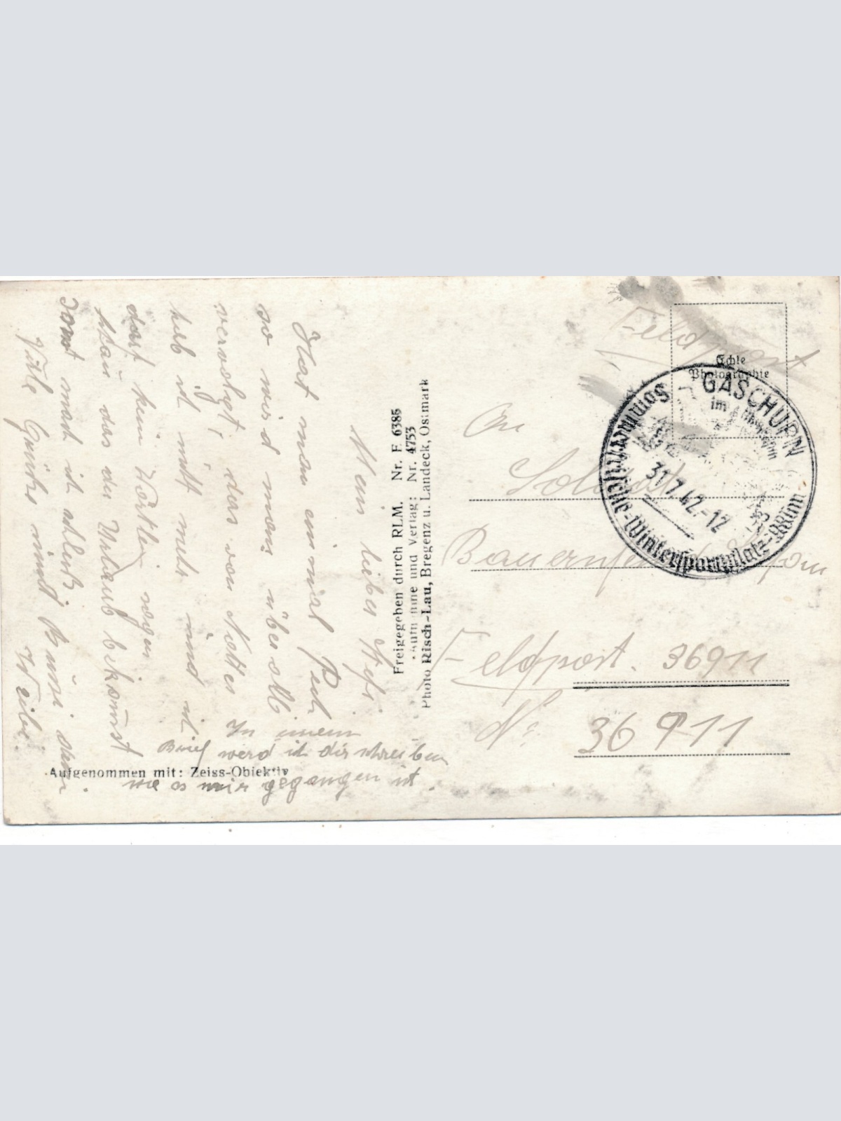 AK aus Gaschurn Vallula Vorarlberg (7711)