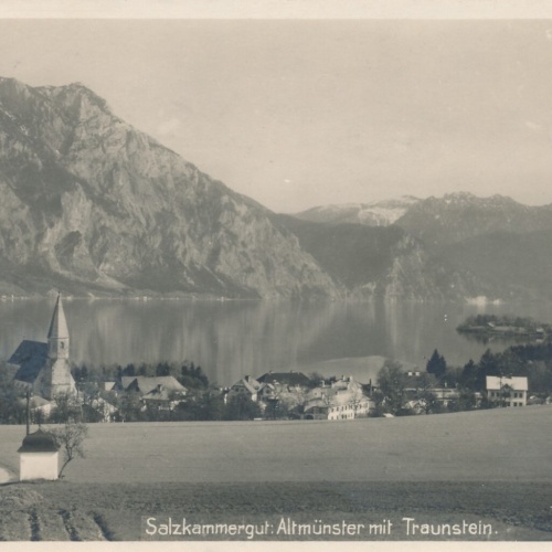 AK aus Altmünster mit dem Traunstein Oberösterreich (7640)