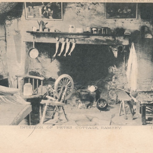 AK Isle of Man Interior of Petes Cottage Ramsey Großbritannien (7260)