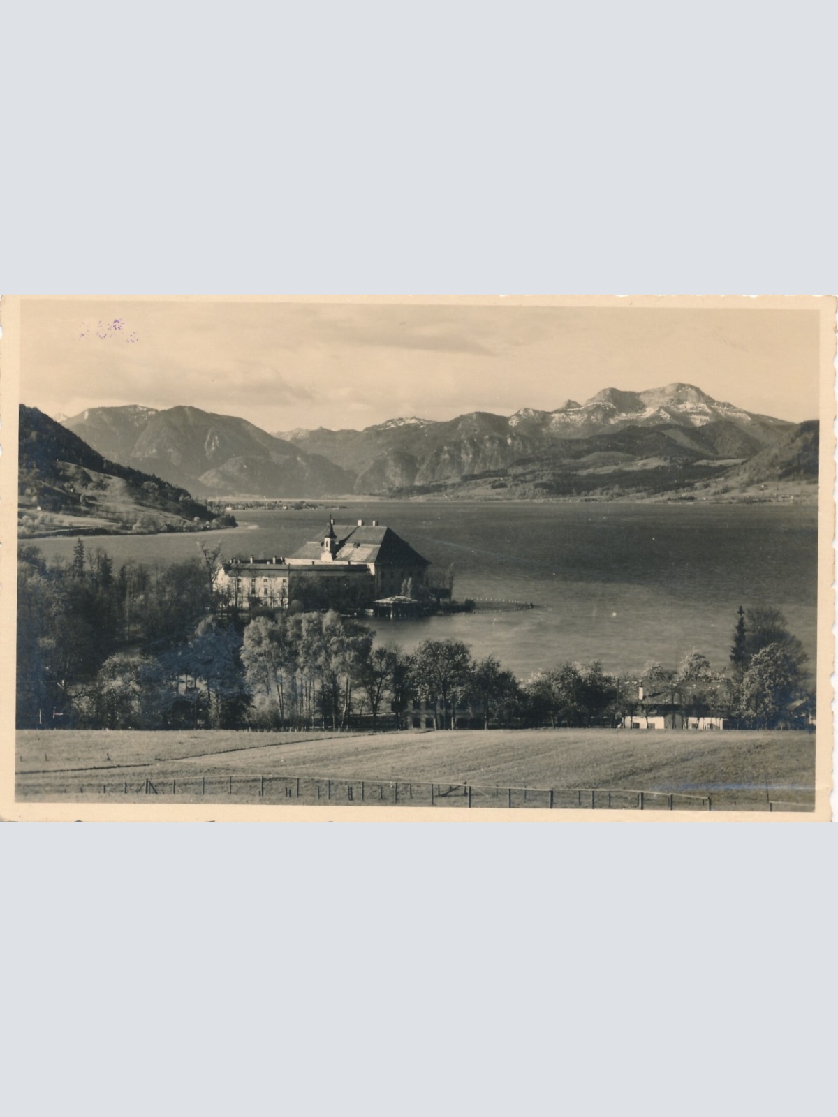 AK aus Kammer mit Schloss am Attersee Oberösterreich (7647)