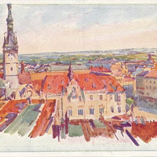 AK aus Pohled na Olomouc od Sv. Morice Tschechoslowakei (7101)