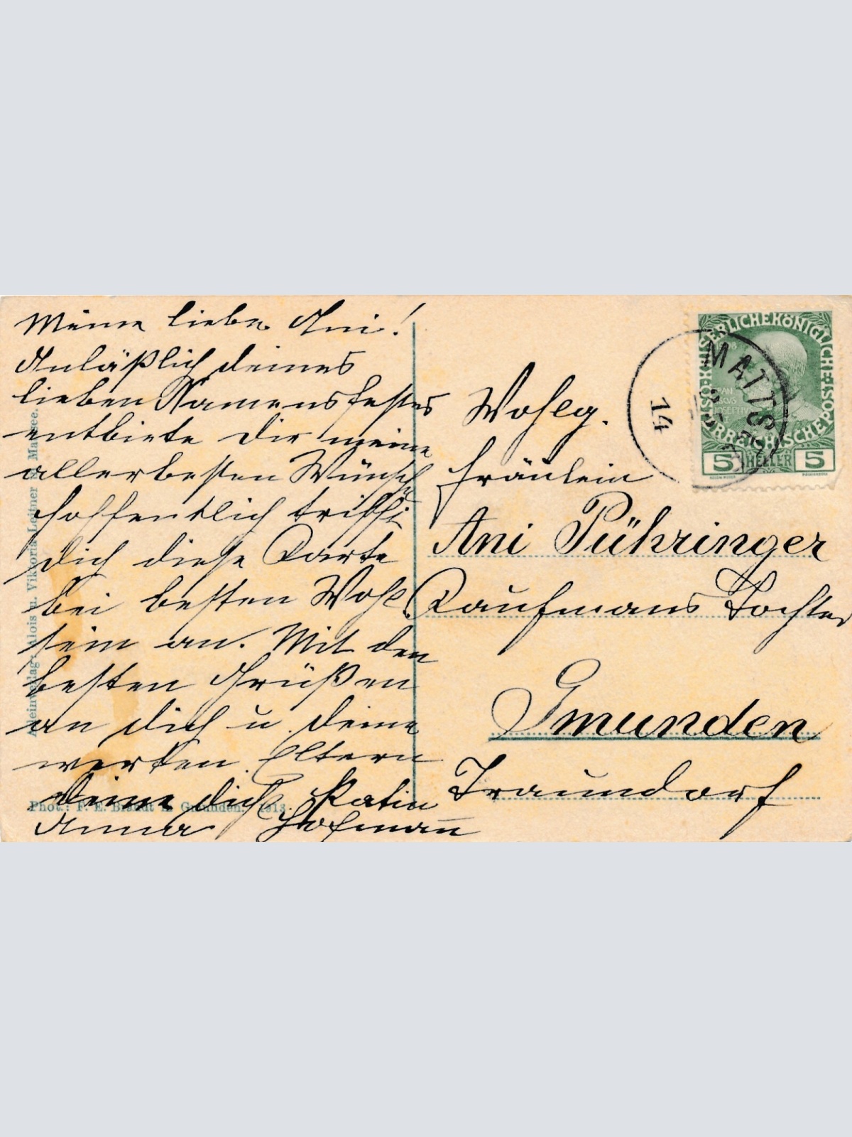 AK vom Mattsee Salzburg (7083)