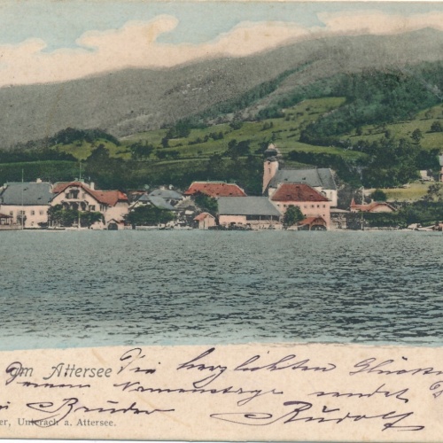AK aus Unterach am Attersee Oberösterreich (7666)