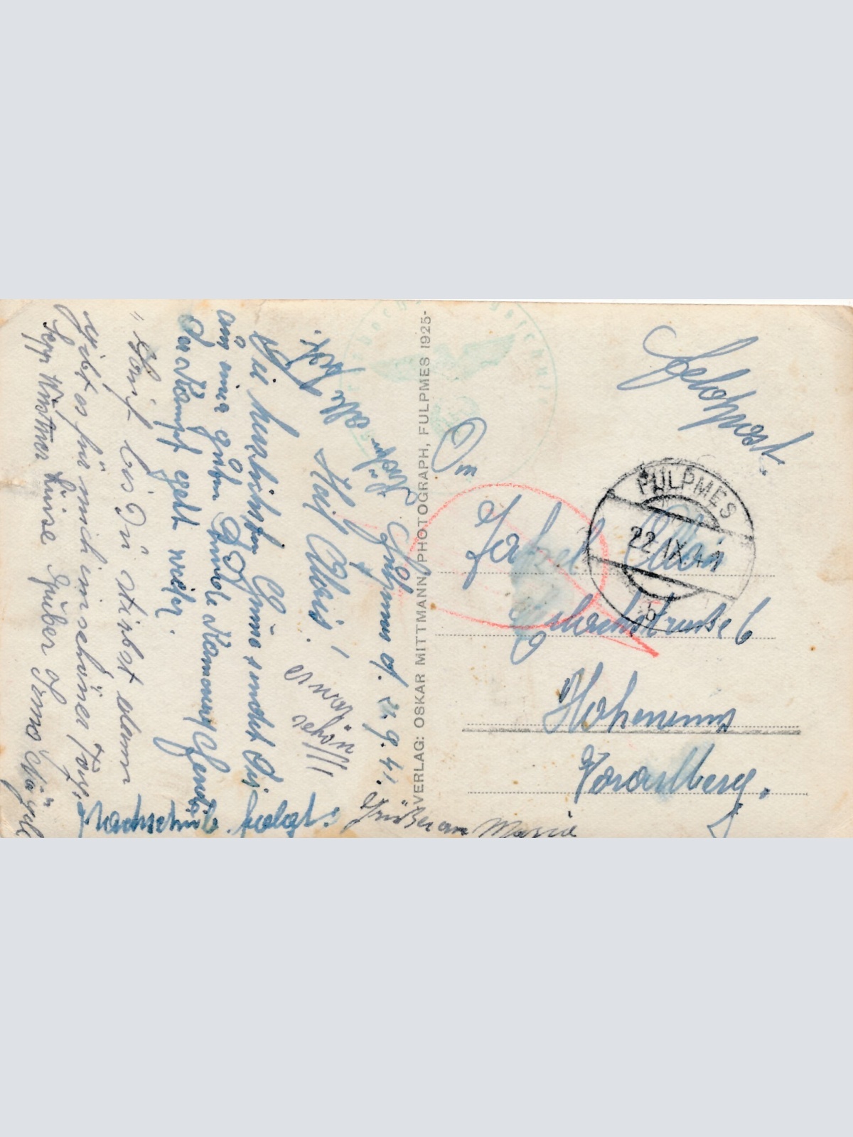 AK aus Fulpmes mit Cafe Stubai Tirol (7114)