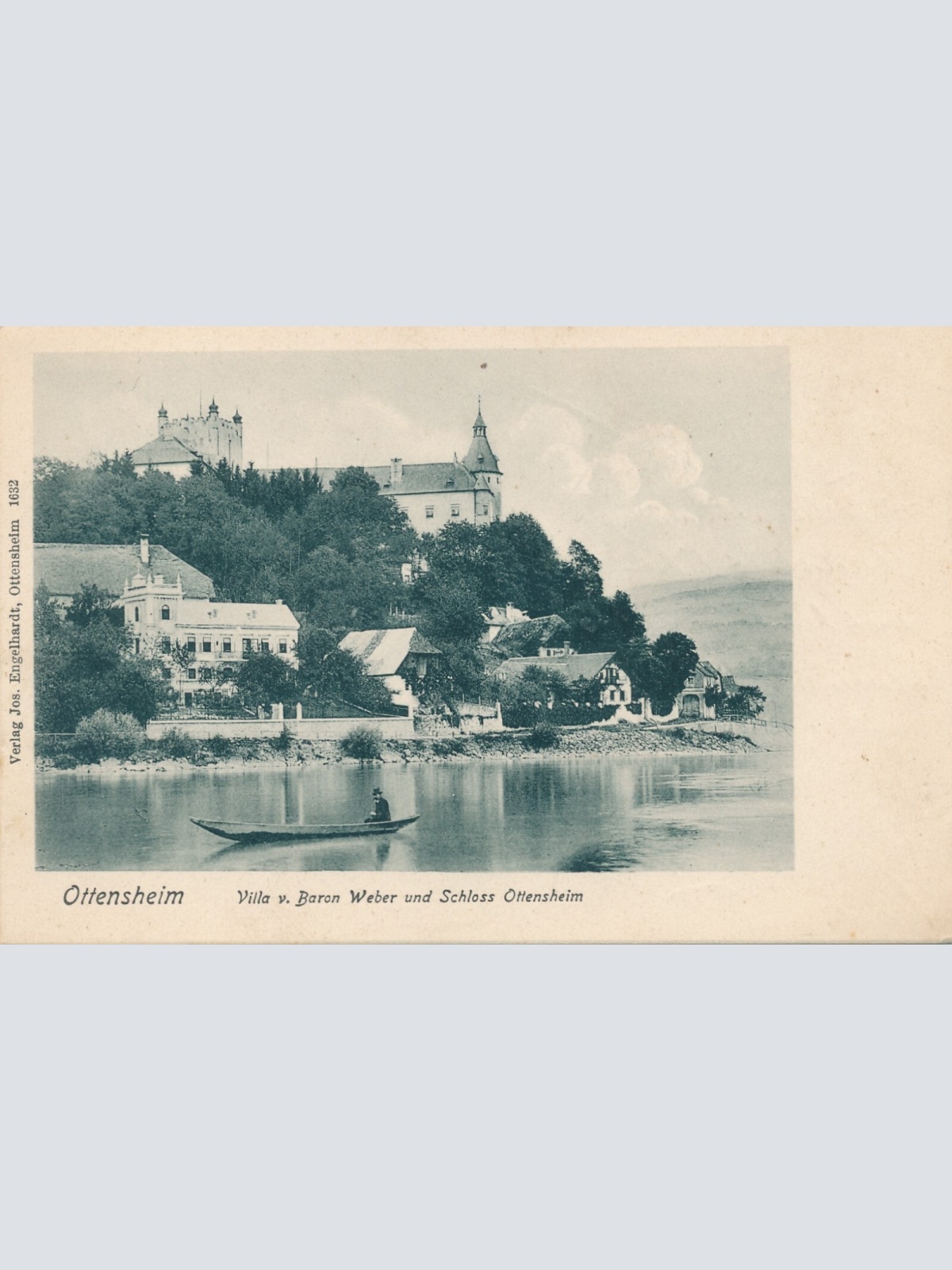 AK aus Ottensheim mit Schloss Oberösterreich (7121)